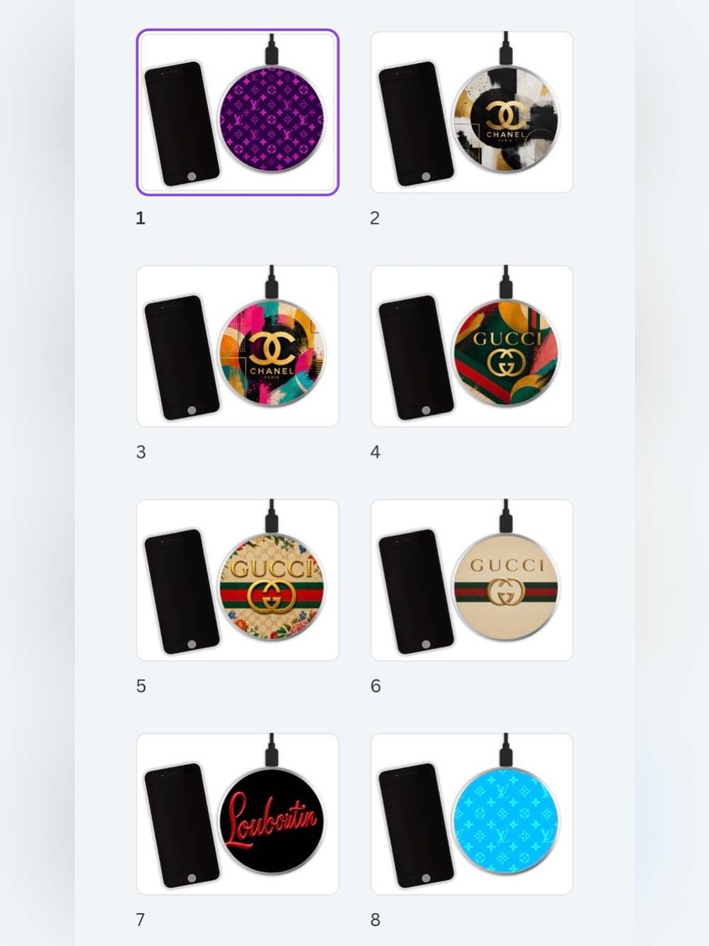 HANDMADE FASHION Mag Safe Wireless Phone Charger